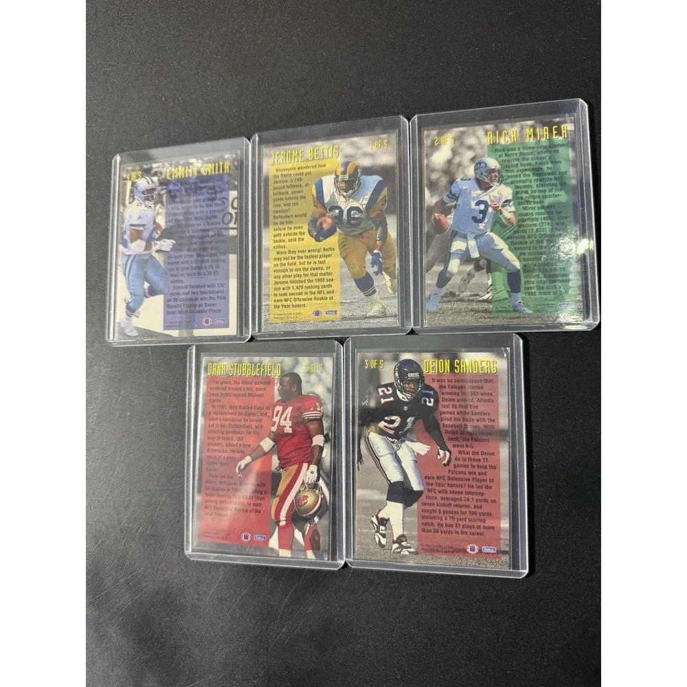 5 - 1994 Fleer Ultra Football Complete Set Award Winners‎ Insert Cards E Smith
